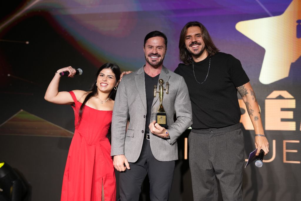 Premiação no palco