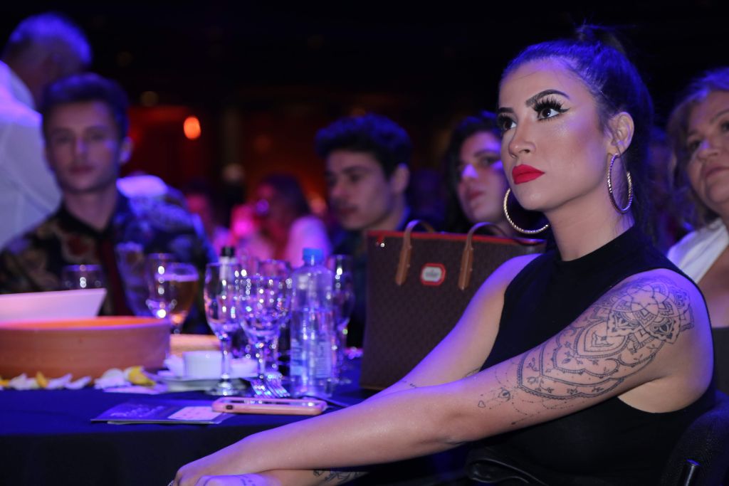 Convidada na plateia